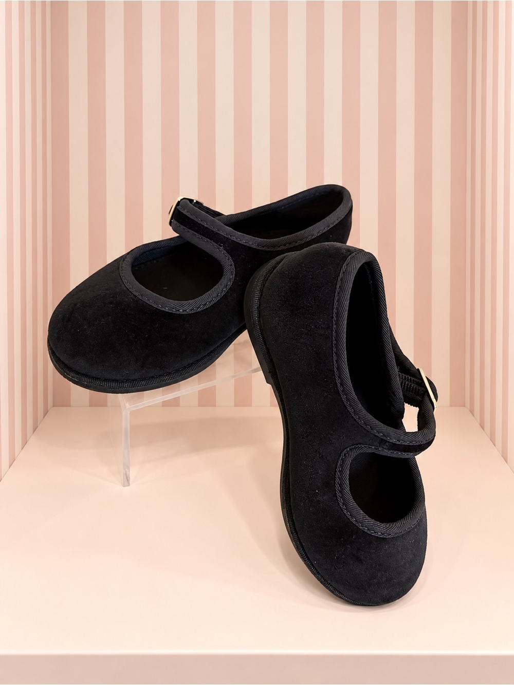 Zara - Girls Velvet Mary Janes